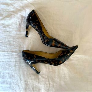 Talbots patent tortoise heels
